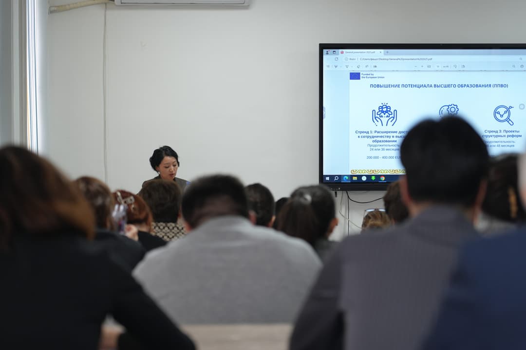 Esil University-ге Қазақстандағы Erasmus Office өкілі келді