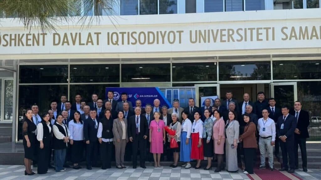 加强学术联系：Esil University 教师在撒马尔罕