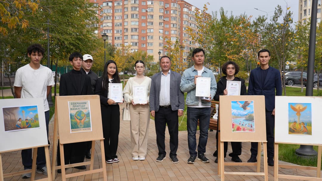 Esil University студенттері «Таза Қазақстан» аясында үздіктер қатарында