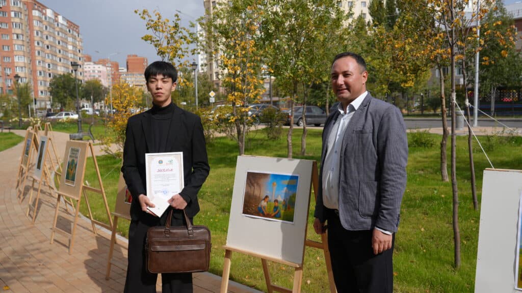 Esil University 学生位列「Taza Qazaqstan」佼佼者之中