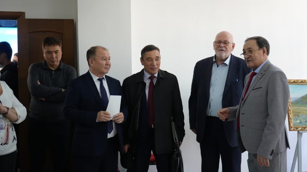 An Exhibition Dedicated to the Life and Work of Seitkali Amanzholov Was Held at the University