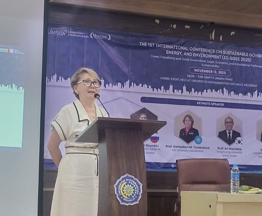 Esil University IC-SGEE 2025-те Қазақстанның тәжірибесін ұсынды