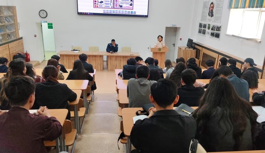 В Esil University провели встречу со студентами по вопросам правовой культуры
