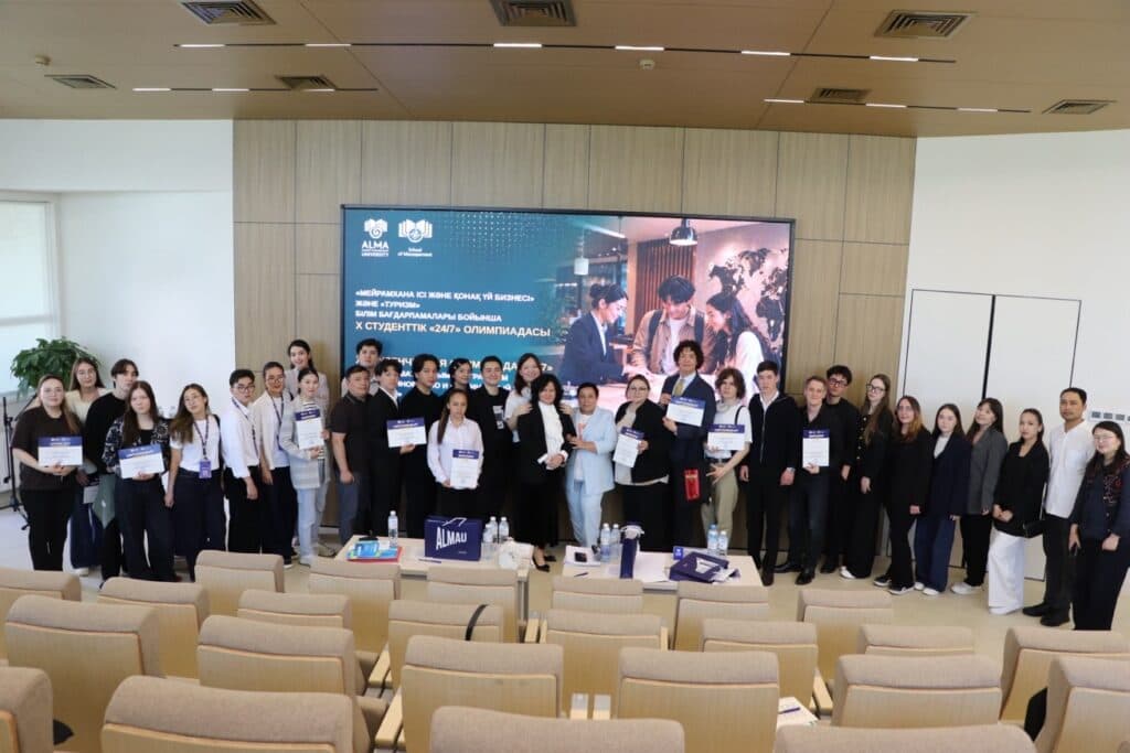 Esil University students won prizes at the 24/7 olympiad at AlmaU