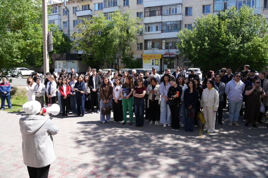 Esil University held a scheduled emergency drill
