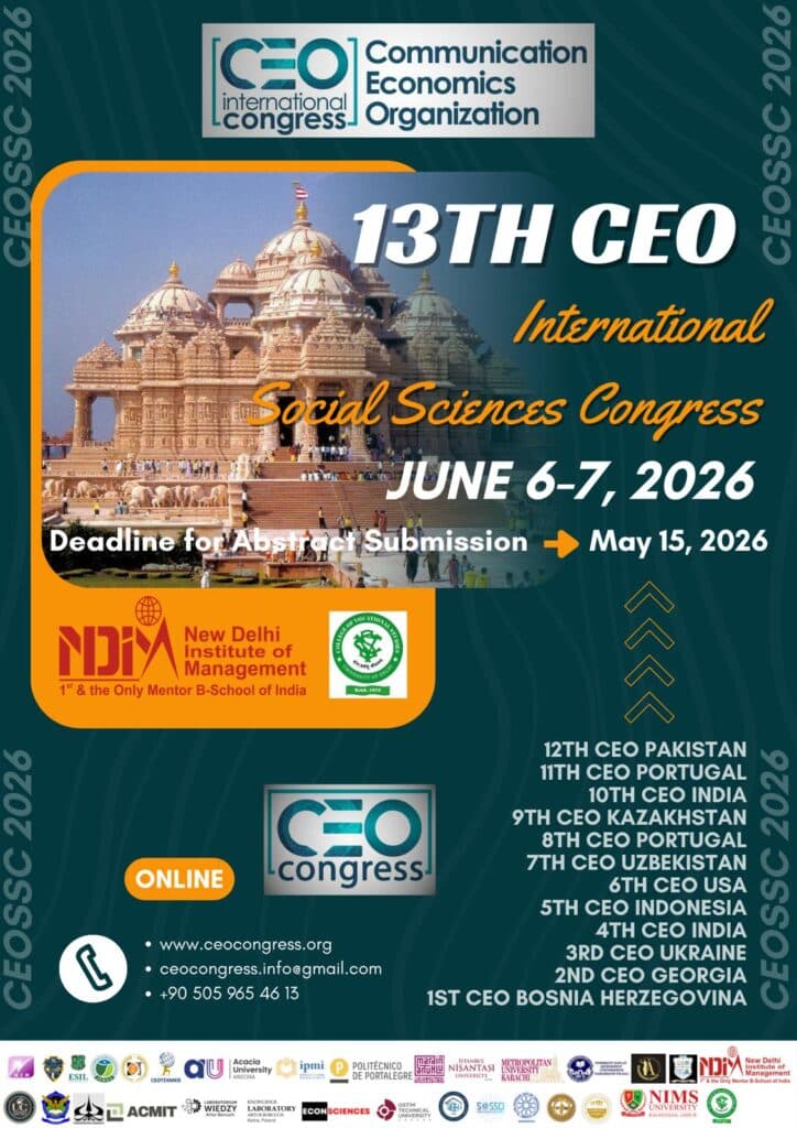 Esil University to Co-Organize the 13th International CEO and Social Sciences Congress
