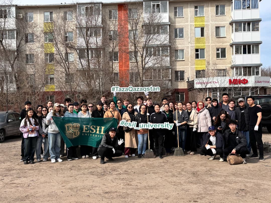 Esil University принял участие в экологической акции «Таза Қазақстан»