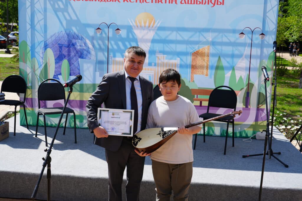 Esil University Took Part in the Opening of a Park for Capital City Day