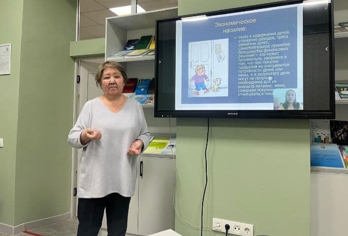 «Зорлық-зомбылықсыз әлем — бірге жеңеміз» тақырыбында сабақ-тренинг өткізілді