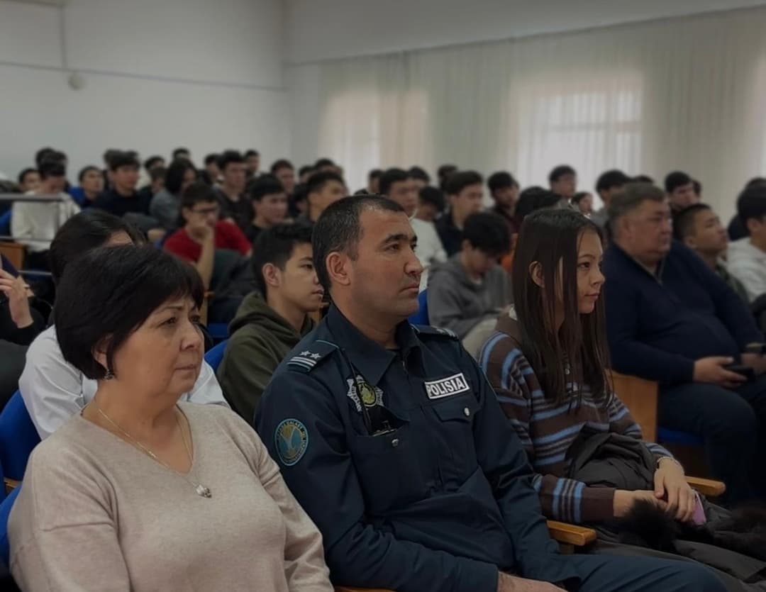 Esil University-де студенттер арасында құқық бұзушылықтың алдын алу шаралары талқыланды