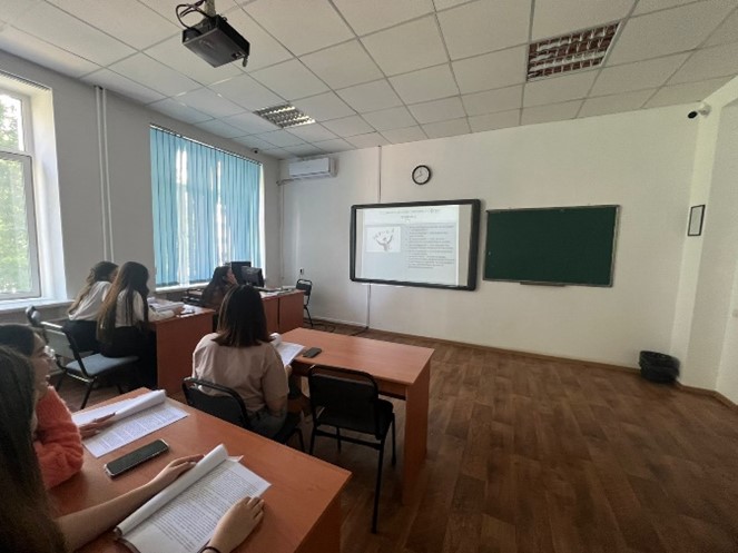 Семинар старшего преподавателя кафедры «Социальная работа и туризм» Муслимбековой М.А. на тему «Управление персоналом в сфере туризма»